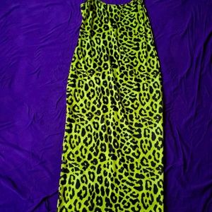 Green Leopard Dress